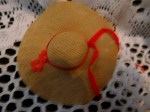 straw hat red ribbon a